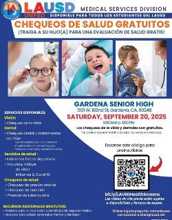 Flyer For Free Health Services Event